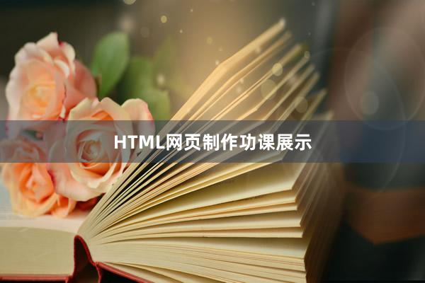 HTML网页制作功课展示